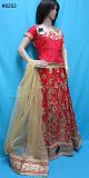 Heavy Embellished Indian Wedding Lehenga Choli Blouse w/ Dupatta